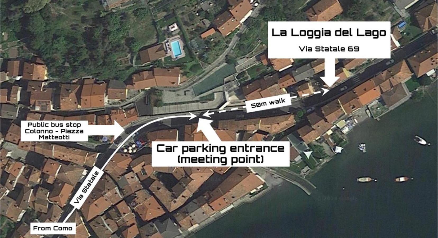 La Loggia Del Lago Colonno Экстерьер фото